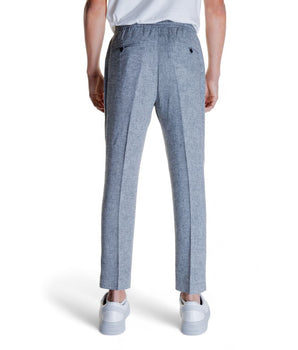 Antony Morato Black Linen Casual Pants