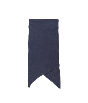 Pieces Blue Recycled Polyester Scarf