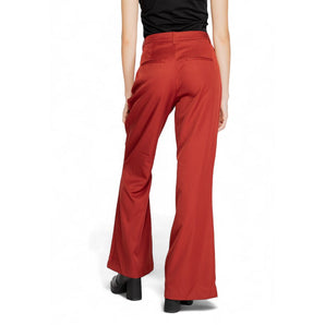 Vero Moda Red Polyester Jeans &amp; Pant