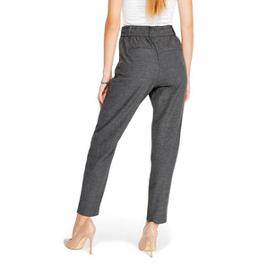 Only Gray Polyester Jeans &amp; Pant