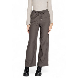 Only Gray Polyester Jeans &amp; Pant