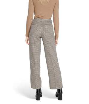 Only Beige Polyester Flared Pants