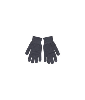 Pieces Gray Recycled Polyester Gloves