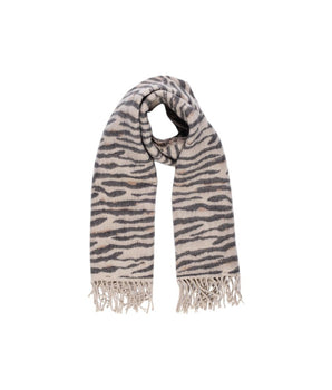 Pieces Beige Marabou Scarf