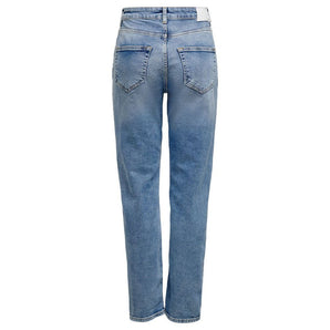 Only Light Blue Cotton Jeans &amp; Pant