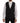 Dolce & Gabbana Elegant Gray Striped Men's Waistcoat Vest Dolce & Gabbana 