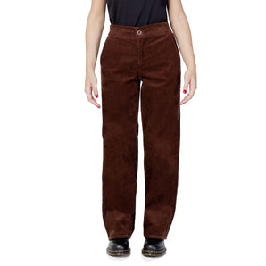 Only Brown Cotton Jeans &amp; Pant