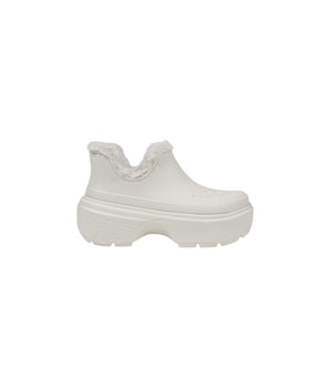 Crocs White Croslite Ankle Boots