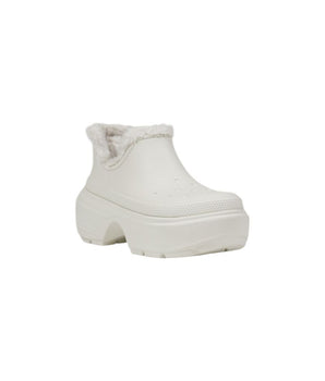 Crocs White Croslite Ankle Boots