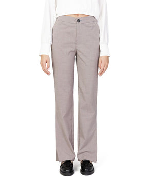 Only Vaqueros y pantalones beige de poliéster