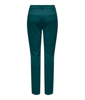 Only Vaqueros y pantalones verdes de poliéster