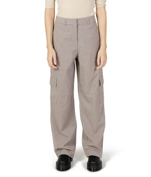 Only Vaqueros y pantalones beige de poliéster