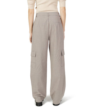 Only Vaqueros y pantalones beige de poliéster