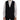 Dolce & Gabbana Black STAFF Wool Striped Vest