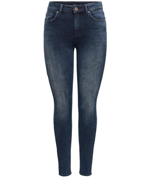 Only Blue Cotton Skinny Jeans
