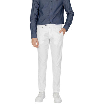 Pantalón pitillo de algodón color crema Antony Morato