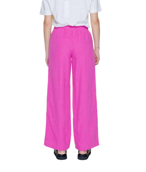 Pantalón de lino Only Pink