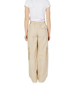 Pantalón Only Beige de algodón