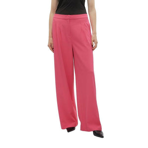 Vero Moda Pink Polyester Jeans &amp; Pant