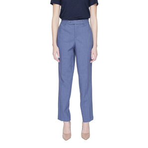 Street One Blue Polyester Jeans &amp; Pant