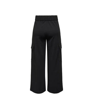 Jacqueline De Yong Vaqueros y pantalón negros de poliéster