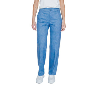 Street One Blue Polyester Jeans &amp; Pant