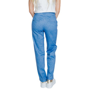 Street One Blue Polyester Jeans &amp; Pant