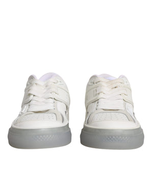 Dolce &amp; Gabbana White DG Logo CUSTOM 2.Zero Sneakers Shoes