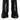 Dolce & Gabbana Black Jackie Leather Mid Calf Boots Shoes