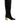 Dolce &amp; Gabbana Black Patent Leather Vally High Boots Shoes
