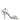 Dolce & Gabbana Silver Crystal Ankle Strap Sandals Shoes