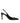 Dolce &amp; Gabbana Black Leather High Heels Slingbacks Shoes