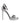 Dolce &amp; Gabbana Silver KEIRA Heels Ankle Strap Sandals Shoes