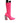 Dolce &amp; Gabbana Pink Nylon Crystal Vally High Boots Shoes