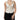 L'Autre Chose Off White Silk Sleeveless Buttoned Halter Top