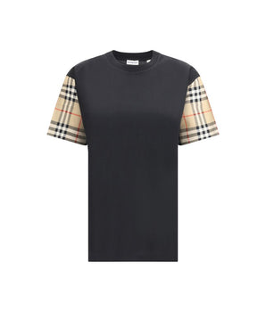 Burberry Black Cotton T-Shirt
