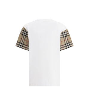 Burberry White Cotton T-Shirt