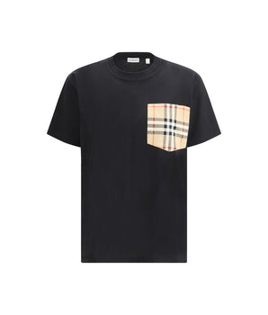 Burberry Black Cotton T-Shirt