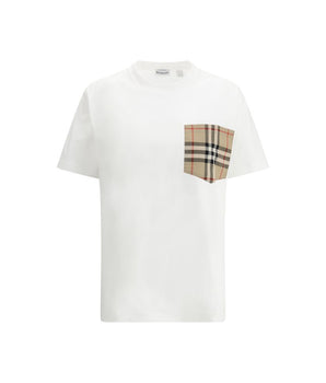 Burberry White Cotton T-Shirt