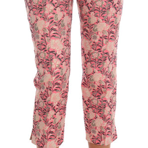 Dolce &amp; Gabbana Pantalones elegantes con brocado floral