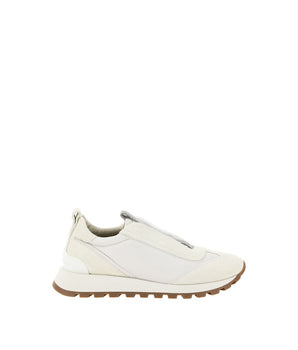 Brunello Cucinelli White Rubber Low Top Sneakers