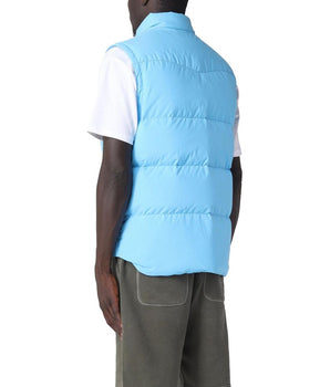 Woolrich Blue Polyester Men Vest