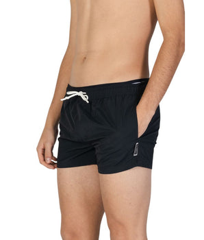 Hamaki-Ho Black Polyester Swim Shorts