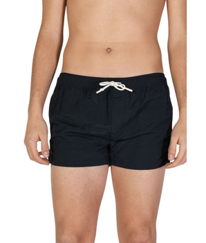 Hamaki-Ho Black Polyester Swim Shorts