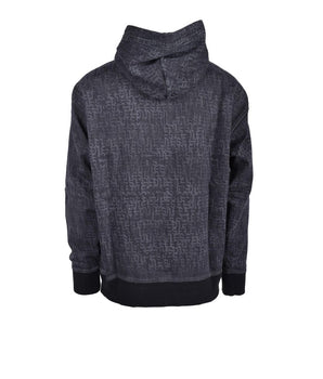 Diesel Gray Cotton Hoodie