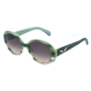 Gafas de sol de acetato verde Zadig &amp; Voltaire