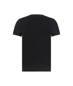 Dolce & Gabbana Black Cotton T-Shirt