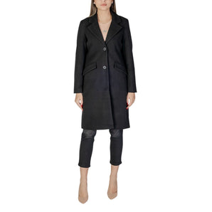 Vero Moda Black Polyester Jackets & Coat