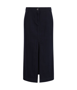 Giorgio Armani blue cotton skirt