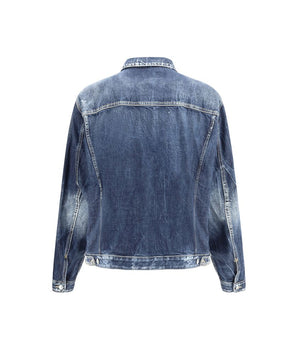Dsquared² Blue Cotton Denim Jacket